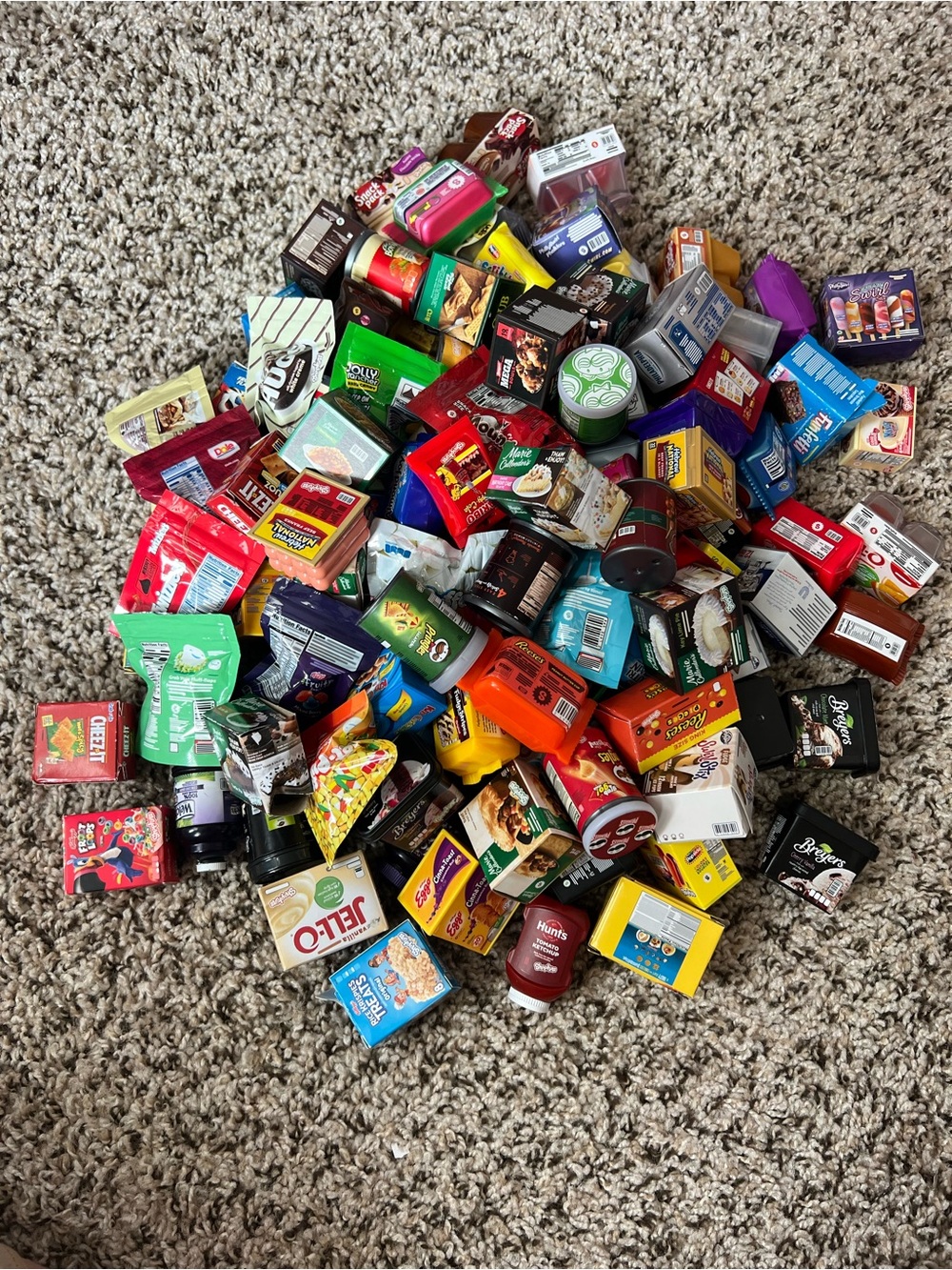 Shopkins Real Littles Foods No Duplicates Mixed Series Lot of 124